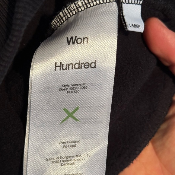 Won Hundred Black Hoodie SSENSE - Picture 4 of 4